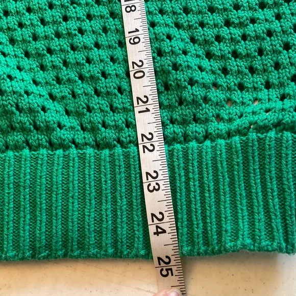 Aerie Vibrant Green Oversized V-Neck Sweater - Picture 8 of 8